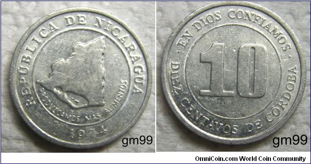 km#29 10 Centavos (1974) FAO Issue or km#30 10 Centavos (1974)