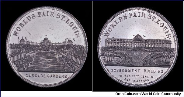 St. Louis World's Fair, Exhibition Palace So-Called Dollar, Aluminum