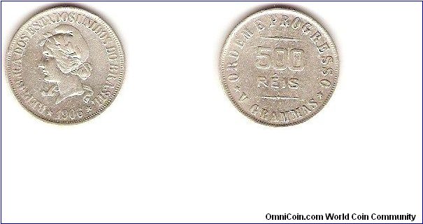 500 reis
silver
5 grams