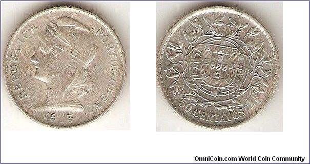 50 centavos
silver