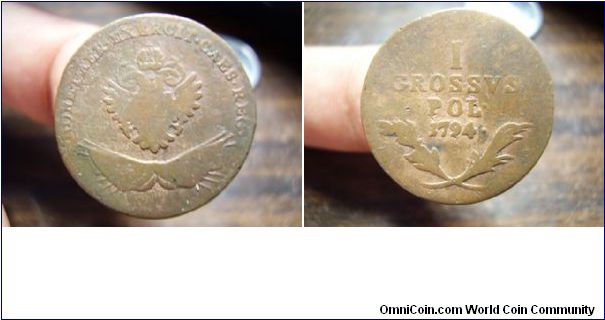 GALICIA Galizien 1 Grossus 1794 under siege .
