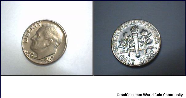 1 DIME , 1980-D.