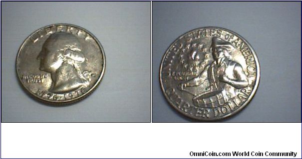 US QUARTER DOLLAR,
1776-1976.