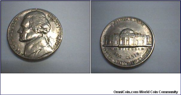 US 5 CENTS,1981-D.