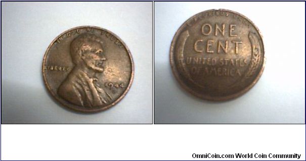 US 1 CENT 1944-D.