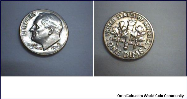 us 1 dime 1982-D.