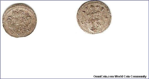 Brandenburg-Bayreuth
1 pfennig
silver