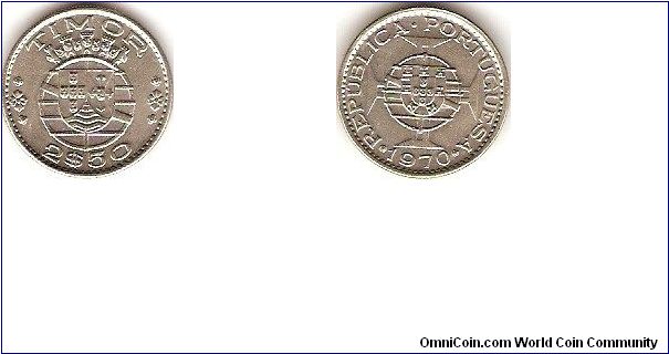 Portuguese East Timor
2 1/2 escudos