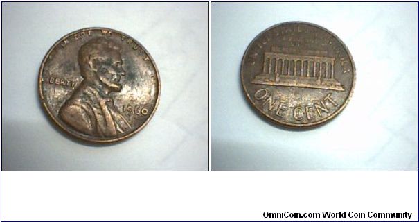 US 1 CENT 1960-D.
FOR SALE.