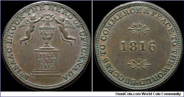 1816 Death of Sir Issac Brock, Canada                                                                                                                                                                                                                                                                                                                                                                                                                                                                                    
