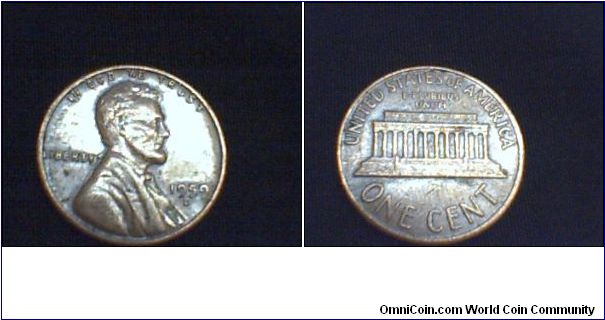 US 1 CENT 1959-D.

FOR SALE.