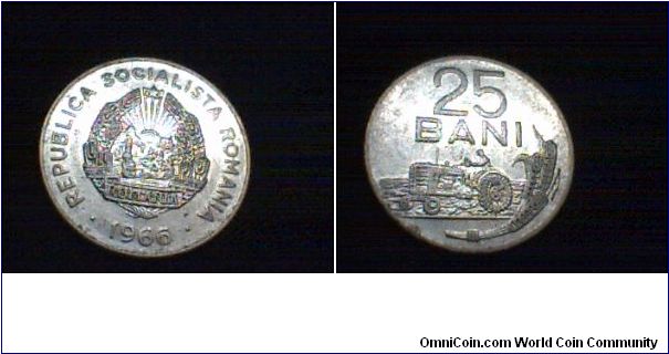 ROMANIA. 1966 25 BANI 

FOR SALE.