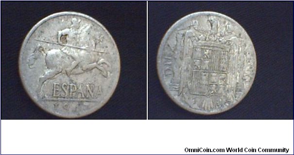 ESPANA 1941.

DIZE CENT.

FOR SALE.