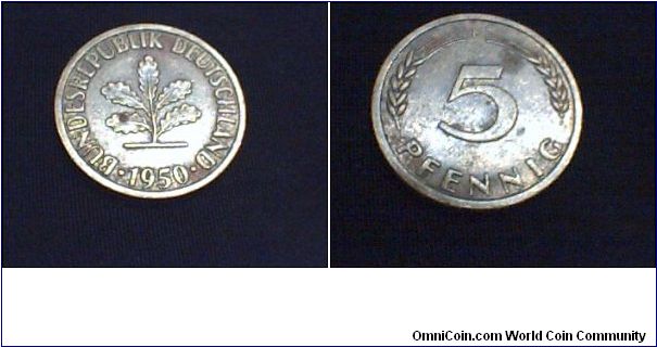 GERMANY. 5 BFENNIG 1950.

FOR SALE

NEDAL_A@YAHOO.COM