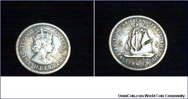 British caribbean territories.

Eastern group.

five cents 1956.
for sale. nedal_a@yahoo.com