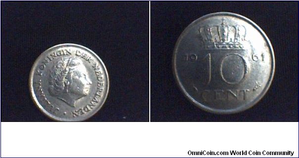 netherlands 10 cents 1961

for sale. nedal_a@yahoo.com