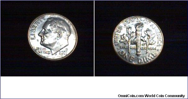 US 1 DIME 2001-P.
