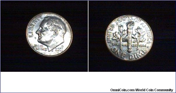 US 1 DIME 2001-P.