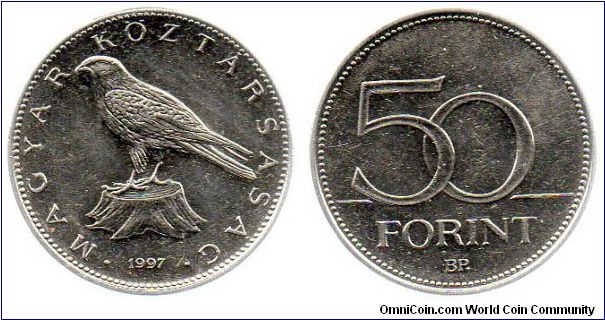 1997 50 Forint - Falcon