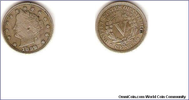 V cents 
copper-nickel
