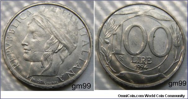 Italy km159 100 Lire (1993+)