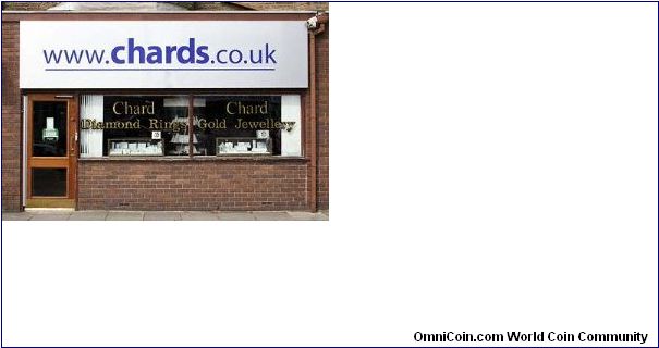 Not a coin, but our new sign, and airlock doorway. The locals think we are jewellers, only the fully initiated know it's a front for a coin dealer!