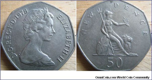 50 Pence UK
1978