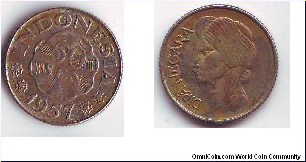 50 sen 1957 
PANGERAN DIPANEGARA
INDONESIA