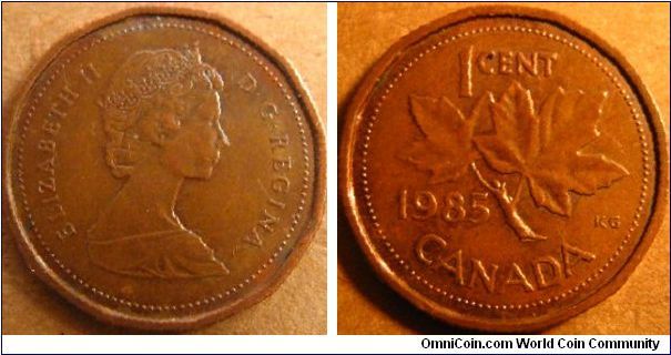 One Cent
1985 Canada