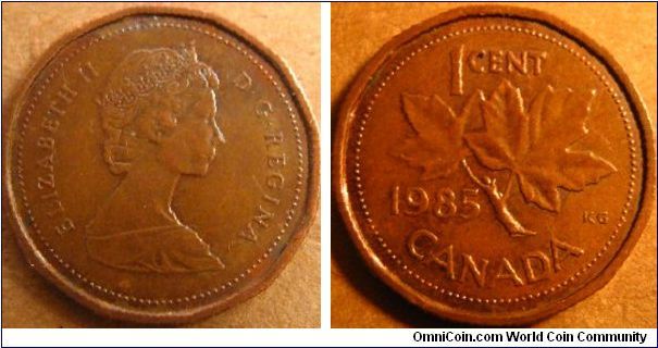 One Cent
1985 Canada