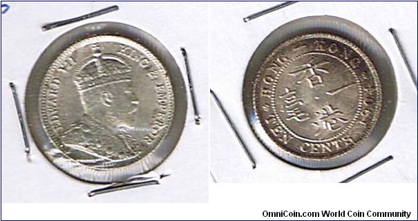 H.K. 10 CENTS