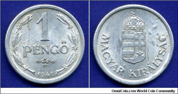 1 Pengo.
Kingdom of Hungary.
(BP)Budapesht mint.


Al.