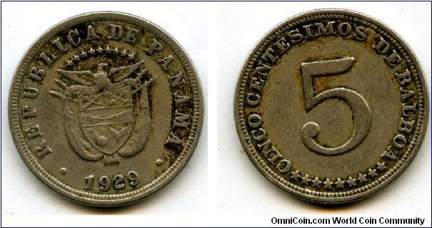 5 Centesimos
Coat of Arms
Value