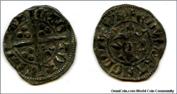 Edward I (LongShanks)
1272 to 1307 
Longcross penny
Canterbury mint