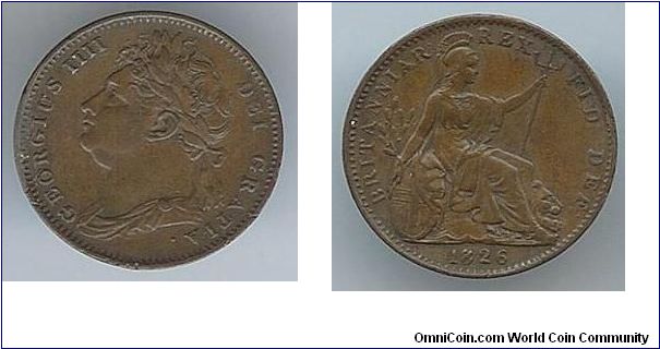 1826 Old Head farthing