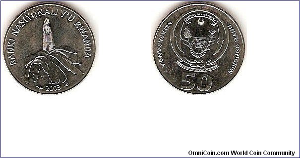 50 francs
corn
nickel clad steel