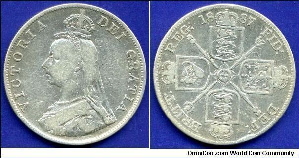 Double Florin.
Victoria (1837-1901).
Anniversary Issue.


Ag925f. 22,62gr.