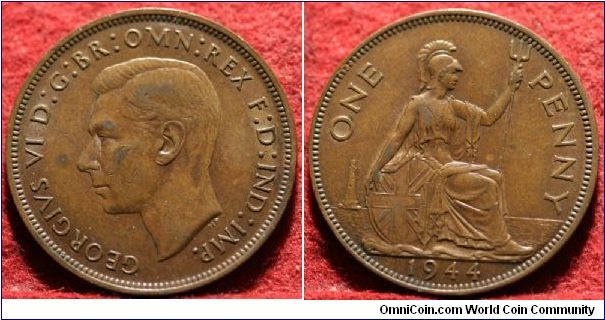 GB 1944 King George VI Penny