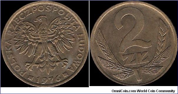 2 Zlotys 1976 (lmd)