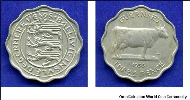 3 pence.
Elizabeth II.


Cu-Ni.
