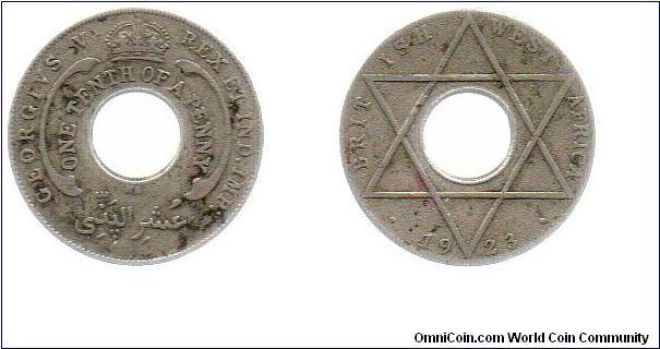 1923 1/10 penny