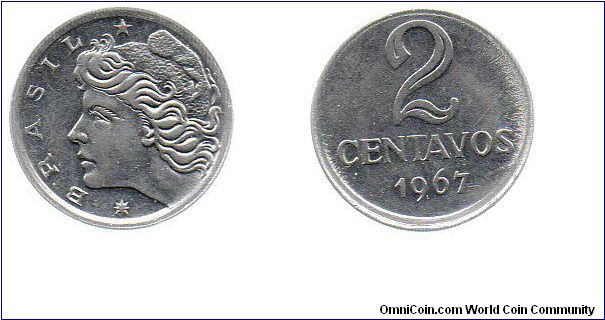 1967 2 centavos