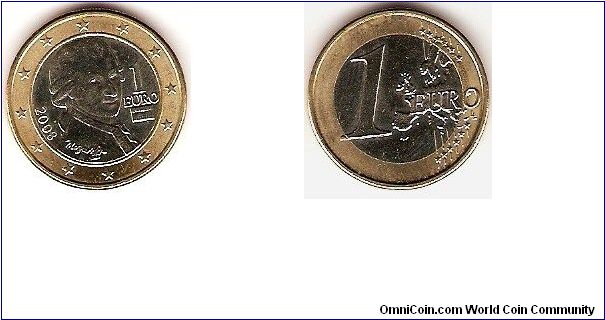 1 euro
new map of Europe
Mozart