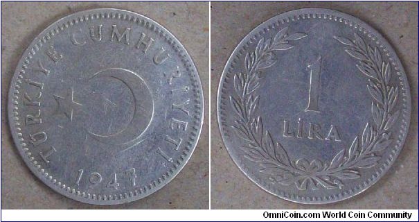 1 Lira Silver