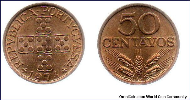 1974 50 centavos