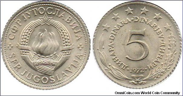 1972 5 Dinara