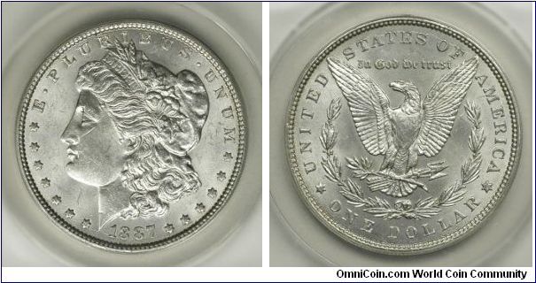 Morgan Dollar VAM 13 ANACS MS 62