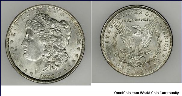 Silver Dollar 1890 NGC 61 El Cortez Casino Collection

This coin was once part of a collection owned by renowned Vegas gaming pioneer, Jackie Gaughan owner of the famous El Cotez Casino hotel since 1963 and was on public display at the Casino for more than 30 years.
