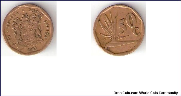 South Africa
1993
50 Cents