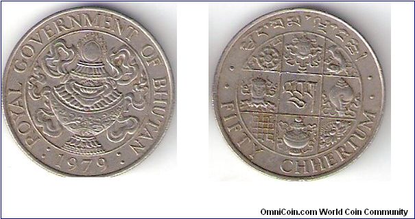 Bhutan

1979

50 Chhertum